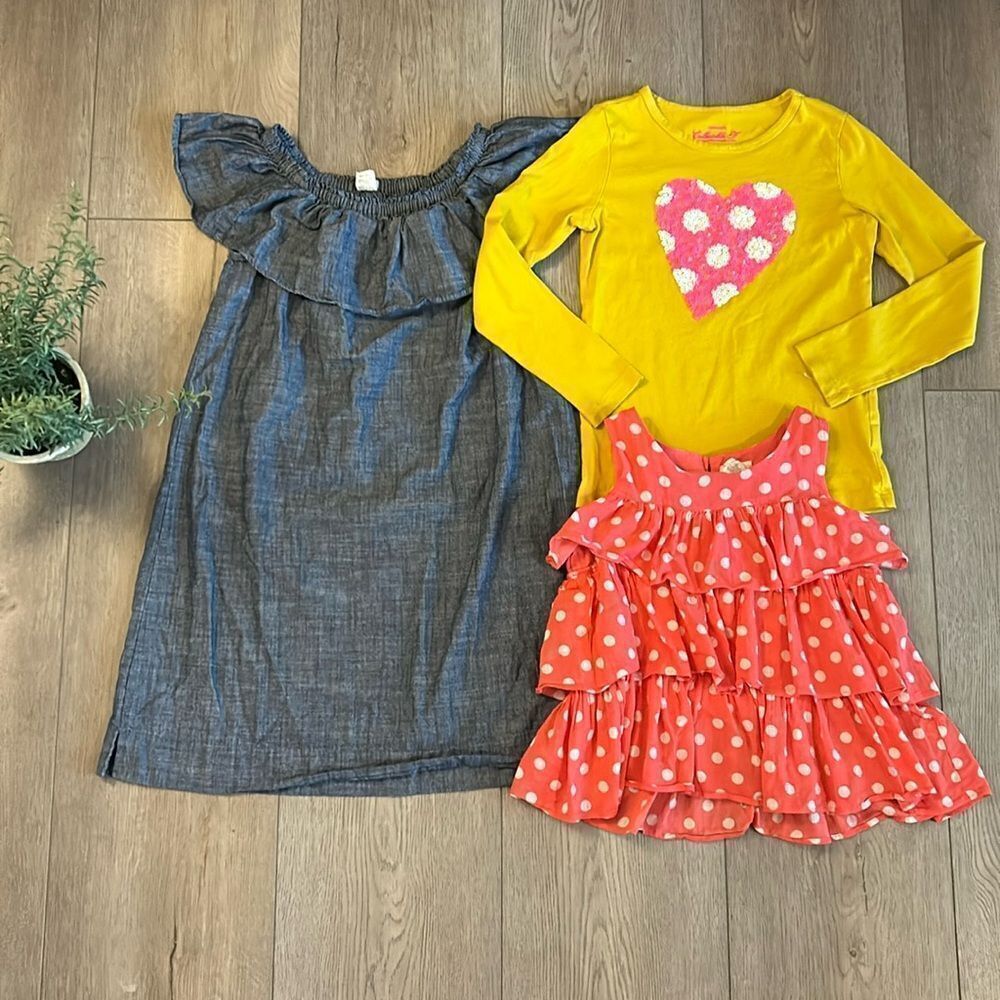 ((3 PIECE)) CREWCUTS COTTON BUNDLE GIRLS SIZE 10 LIKE NEW
